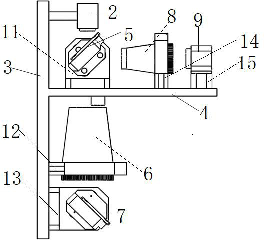 Optical mirror surface online detection method and detection device