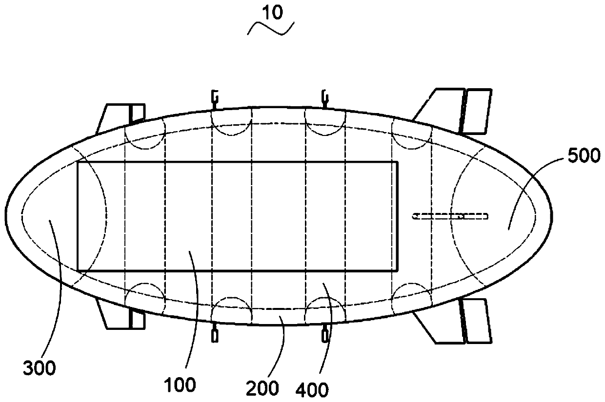 Stratospheric airship and steady-state lifting and cruising method thereof
