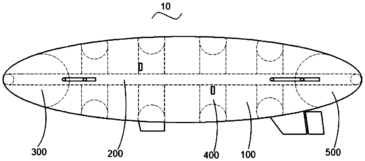 Stratospheric airship and steady-state lifting and cruising method thereof