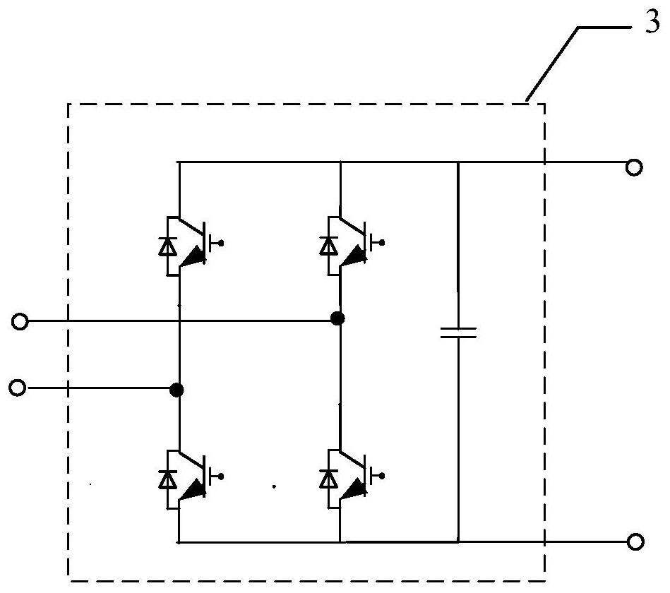 A modular converter device, combined converter and control method