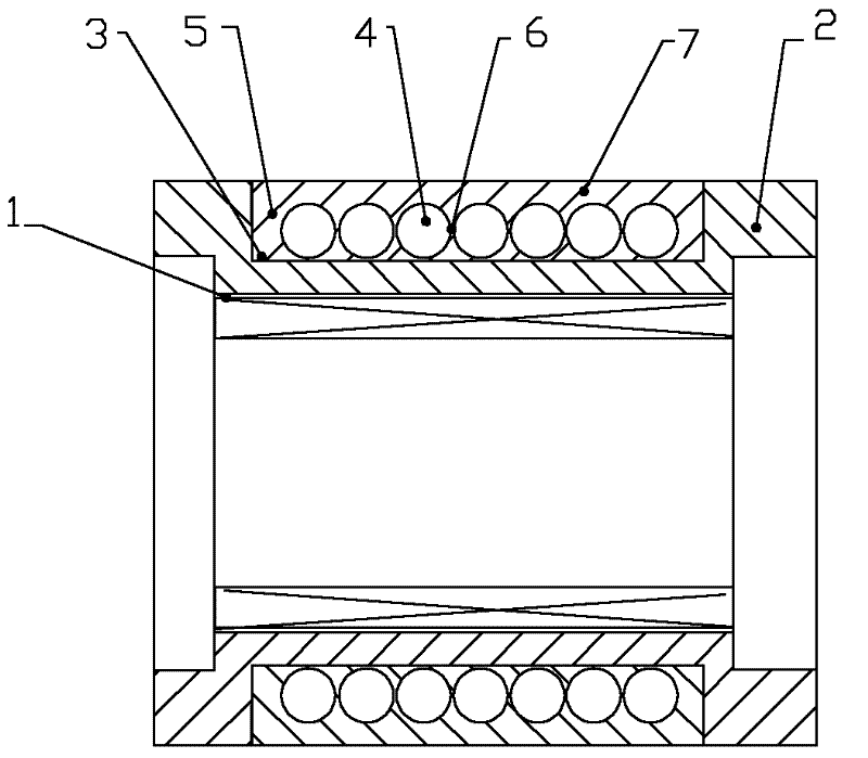 Water cooling method and cooling device for motor