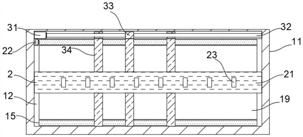 Classification dustbin capable of automatically adjusting internal space and control method of classification dustbin