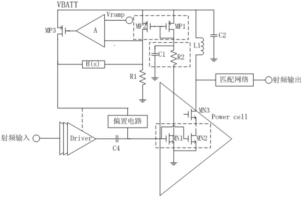 Power control circuit of power amplifier