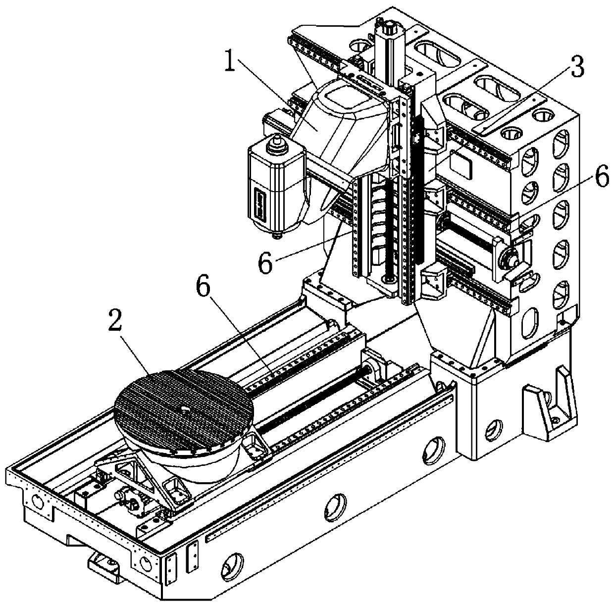 A straight-axis brake device with power-off self-locking function