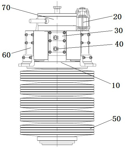 Oil pump assembly test device for operating mechanism