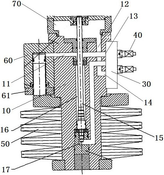 Oil pump assembly test device for operating mechanism