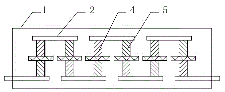 Multi-cascade thermoelectric device and manufacturing method thereof