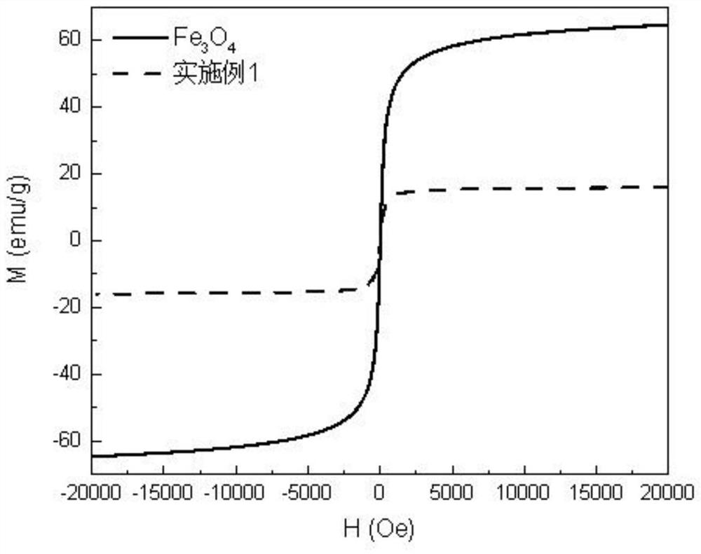 Preparation method and application of magnetic diatomite composite powder carrier material