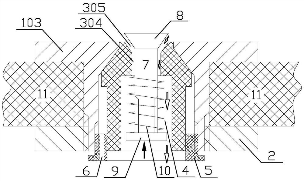 Pressure relief valve with overpressure protection function and corresponding mining layered pressure relief air bag retaining wall