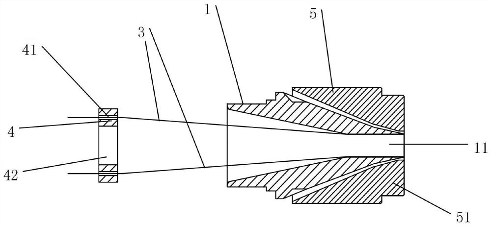 Ripcord parallel forming die