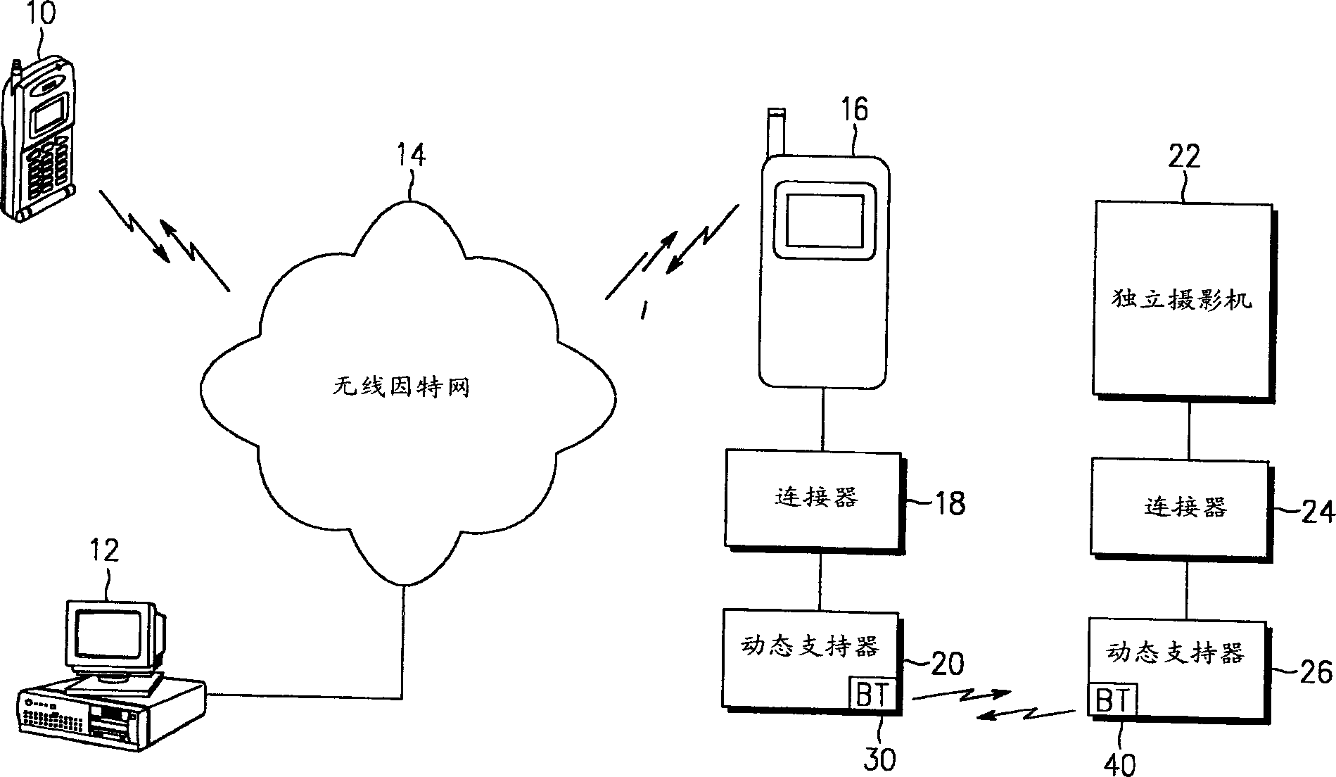 Remote monitor with mobile video telephone