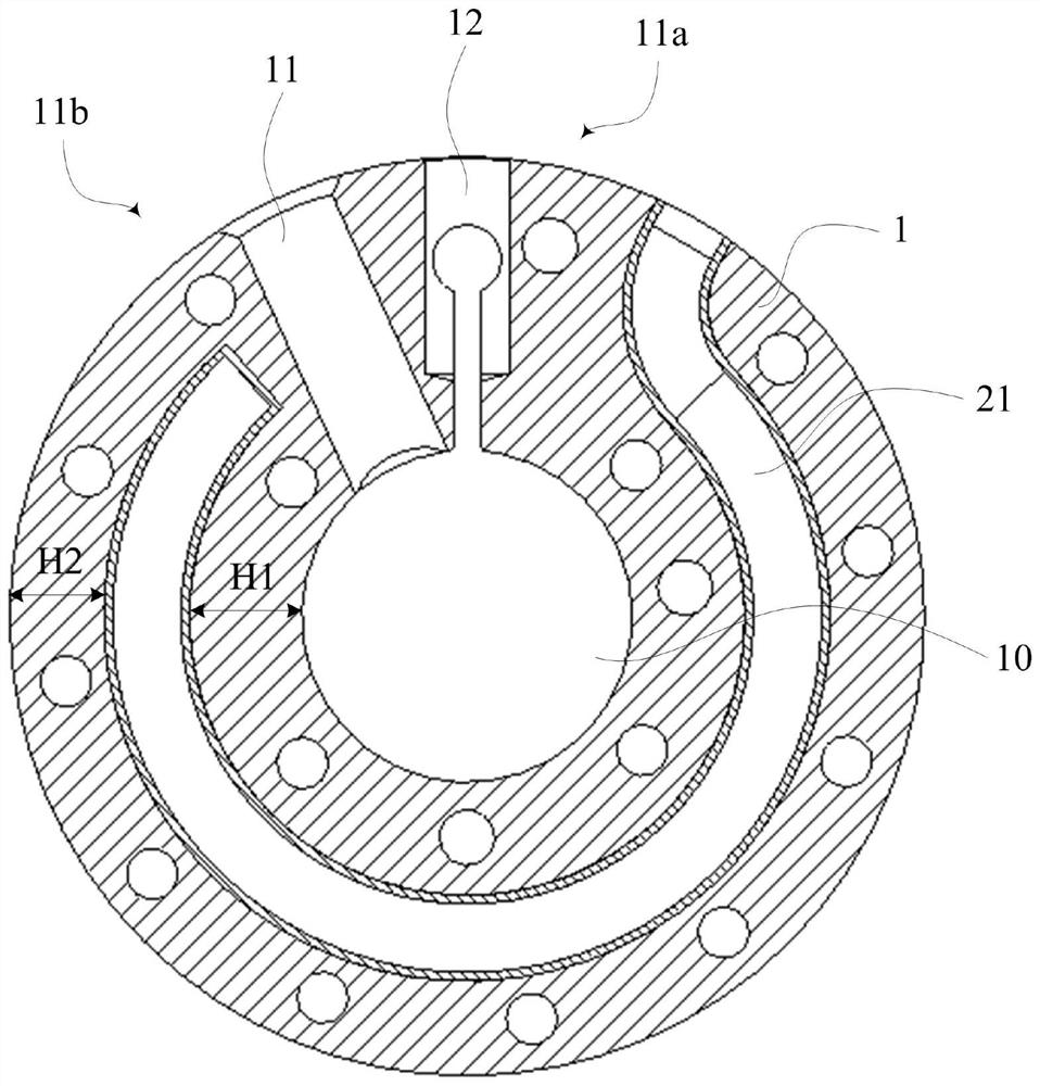 Air cylinder assembly, manufacturing method of air cylinder assembly, rotary compressor and manufacturing method of rotary compressor