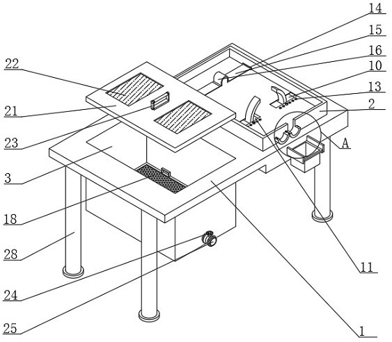 Poultry slaughtering table