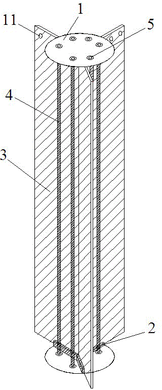 Combined special-shape steel plate stiffened-core cement foundation pit support structure and construction method thereof