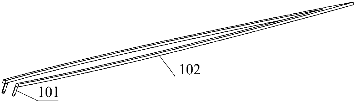 Single-degree-of-freedom foldable sail