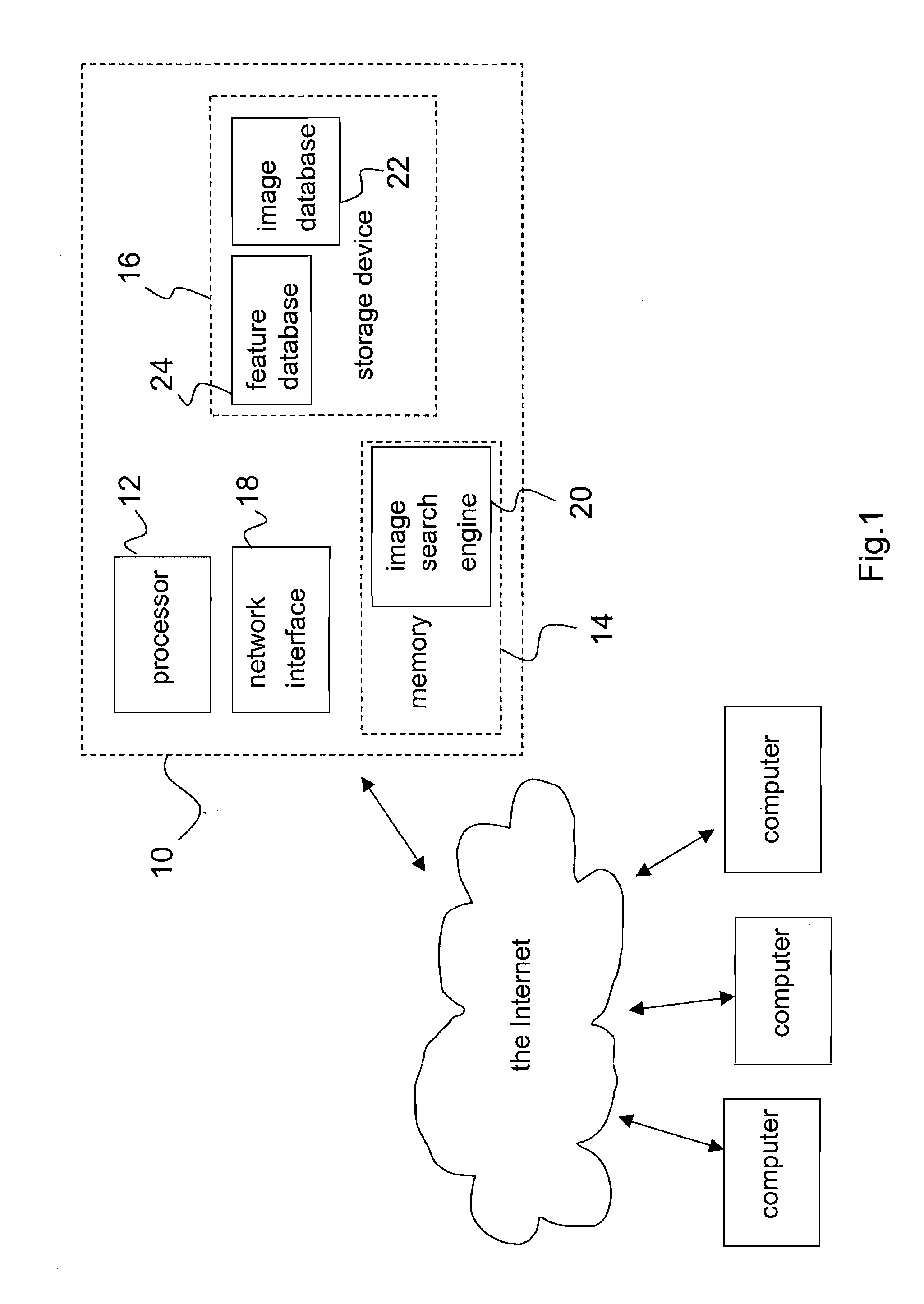 Object-based image search system and method