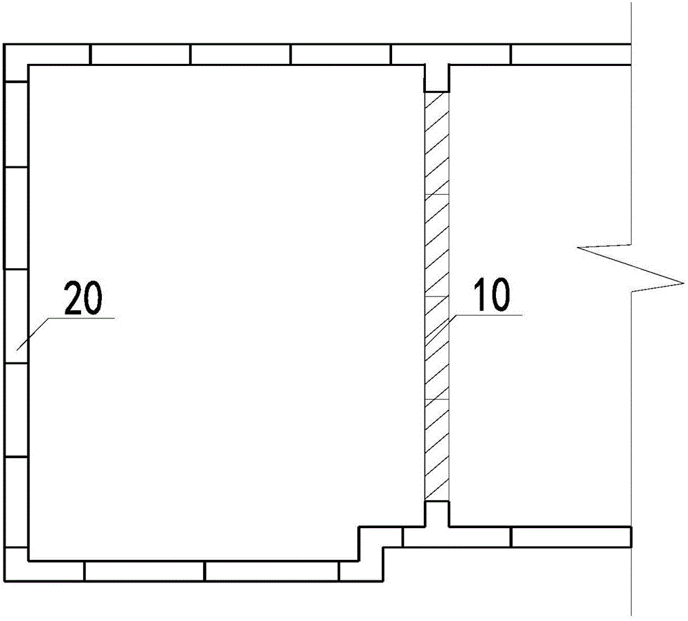 Construction method for plain concrete underground diaphragm wall of deep foundation pit