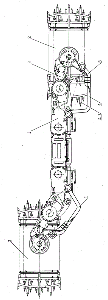 Method for charging implemented by using curvy auxiliary rocker arm of mining machine and curvy auxiliary rocker arm-charging mining machine for implementing method