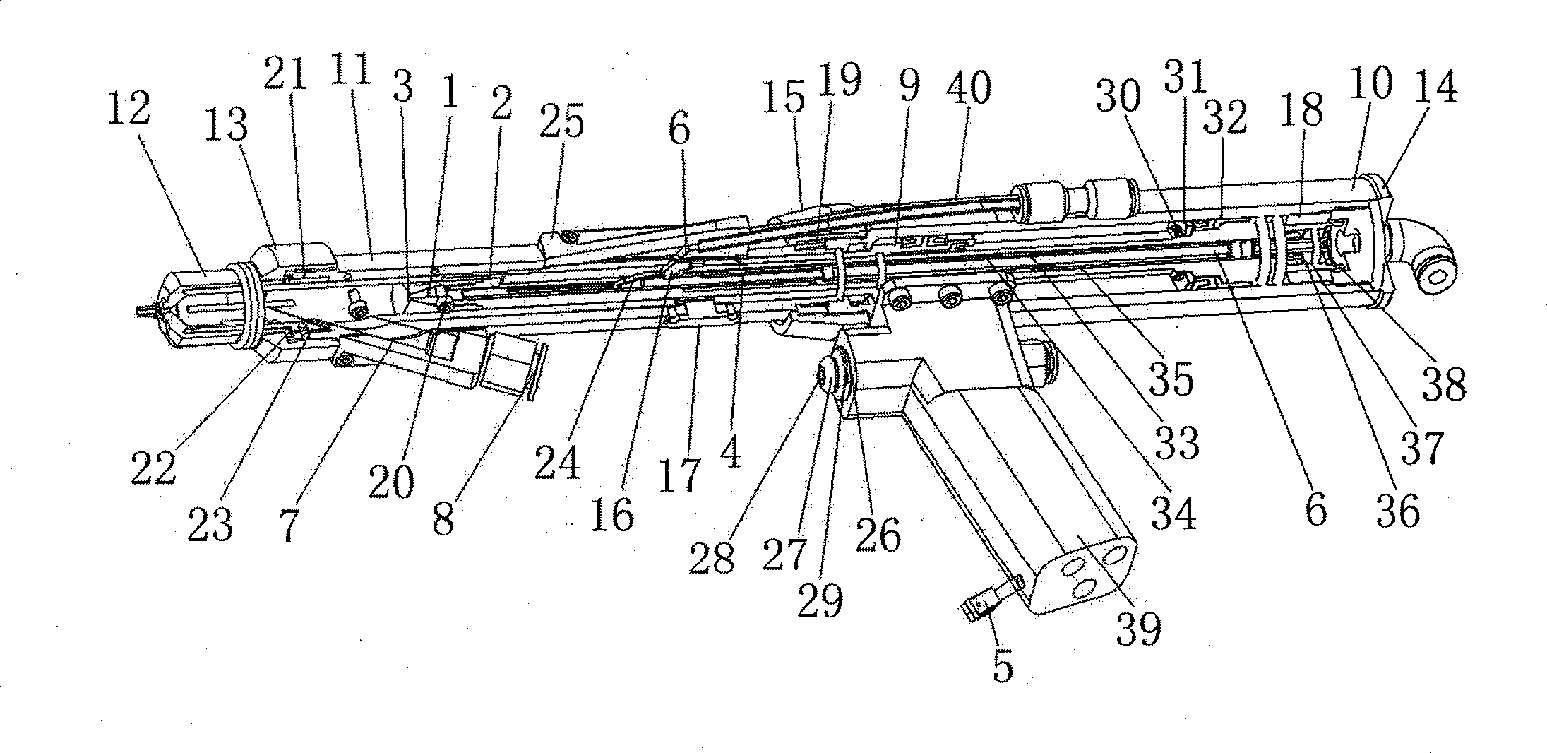 Automatic rivet pulling mechanism