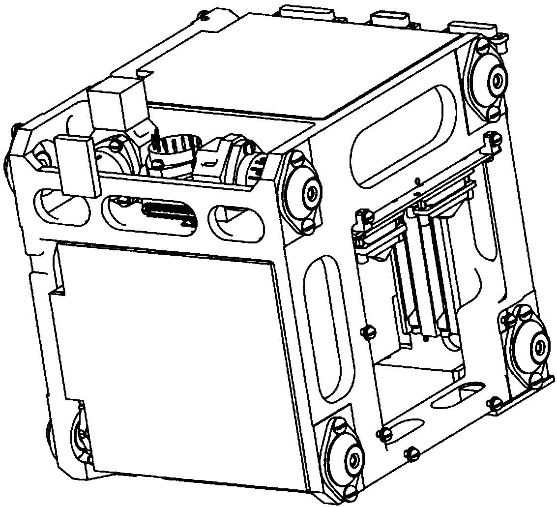 High-accuracy disassembling method of laser inertia group inertia body