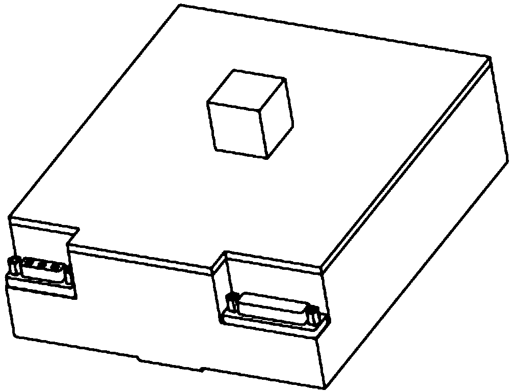 High-accuracy disassembling method of laser inertia group inertia body