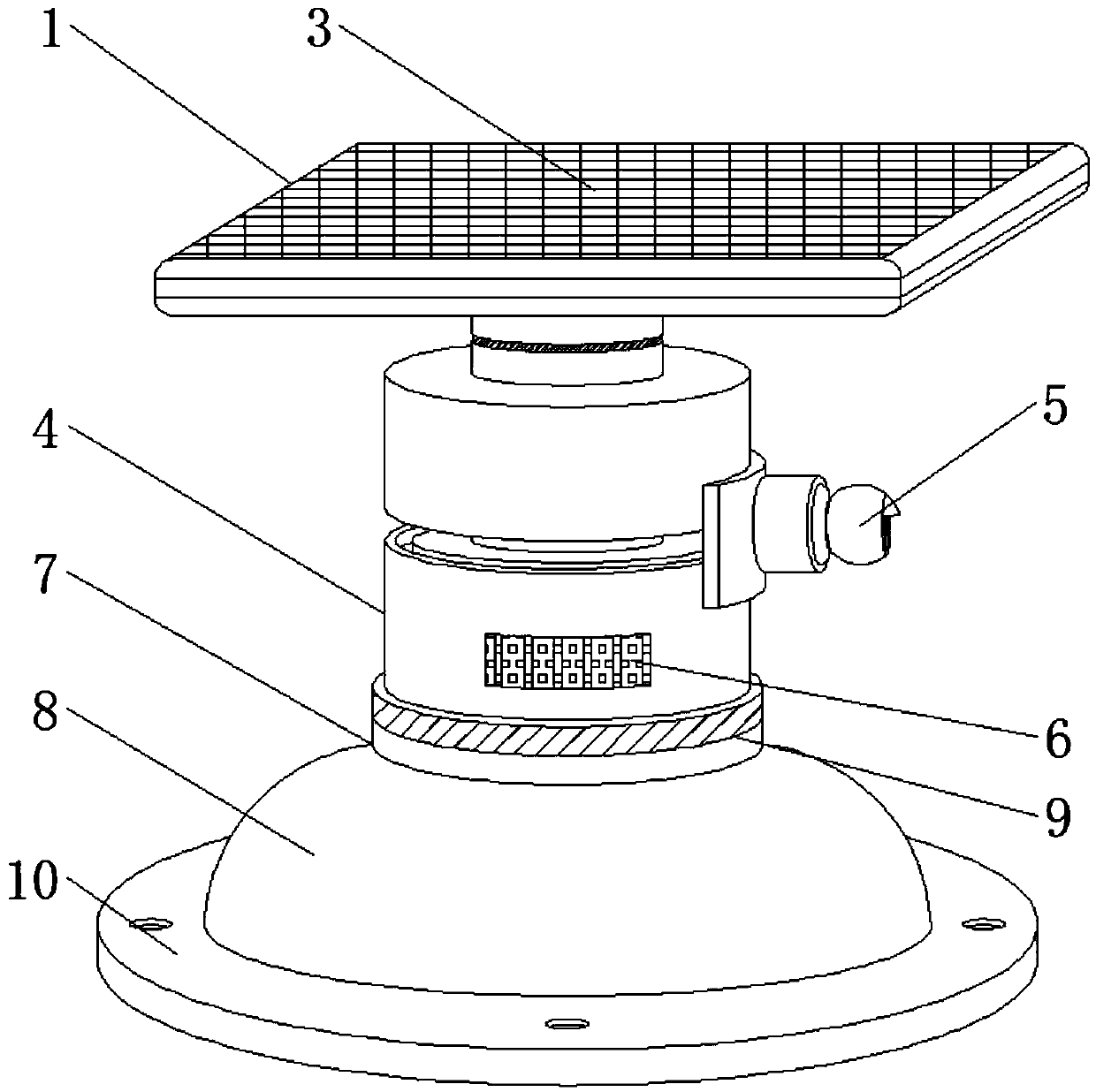 Solar powered 4G5G wireless network camera