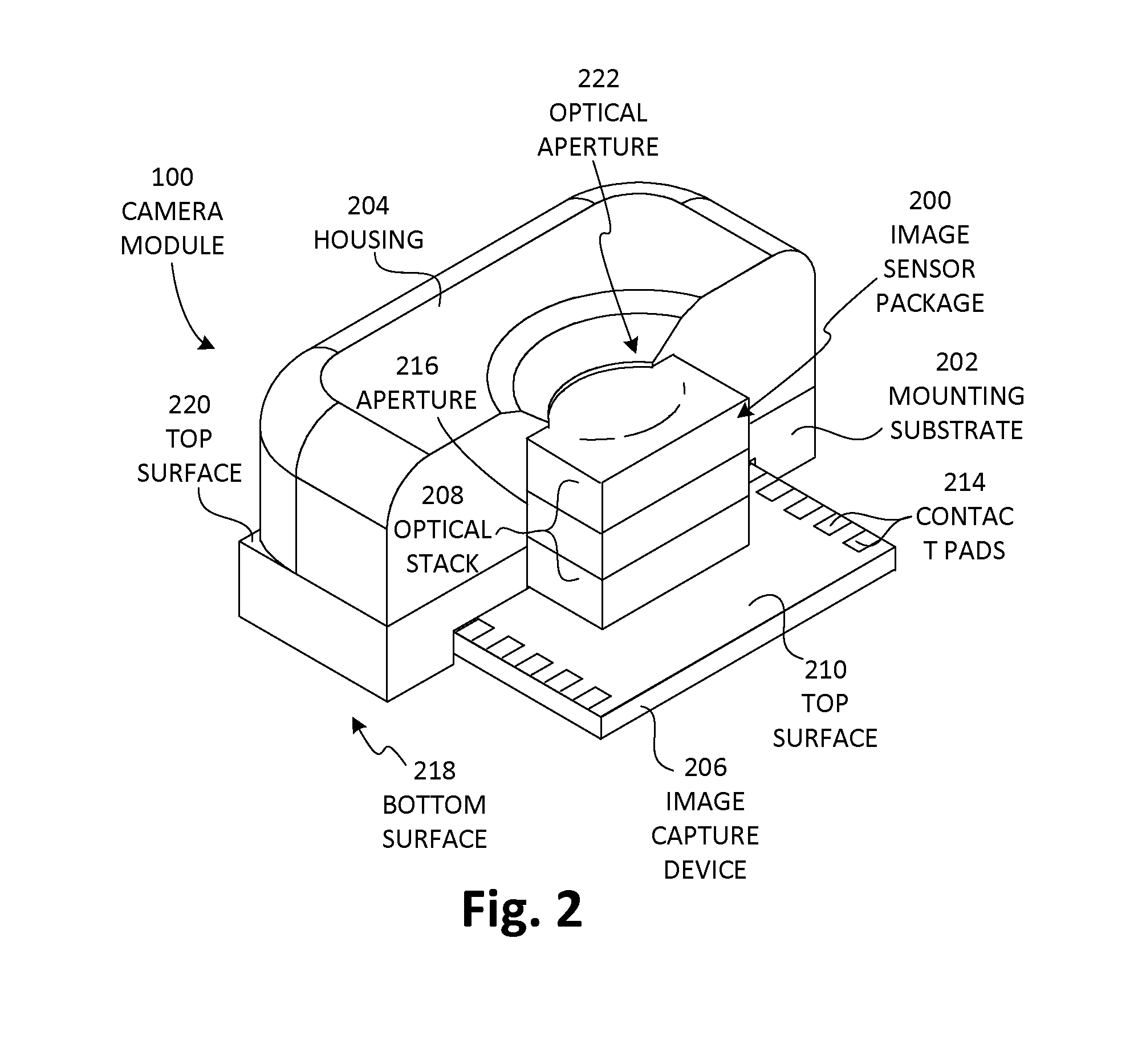 Small form factor modules using wafer level optics with bottom cavity and flip-chip assembly