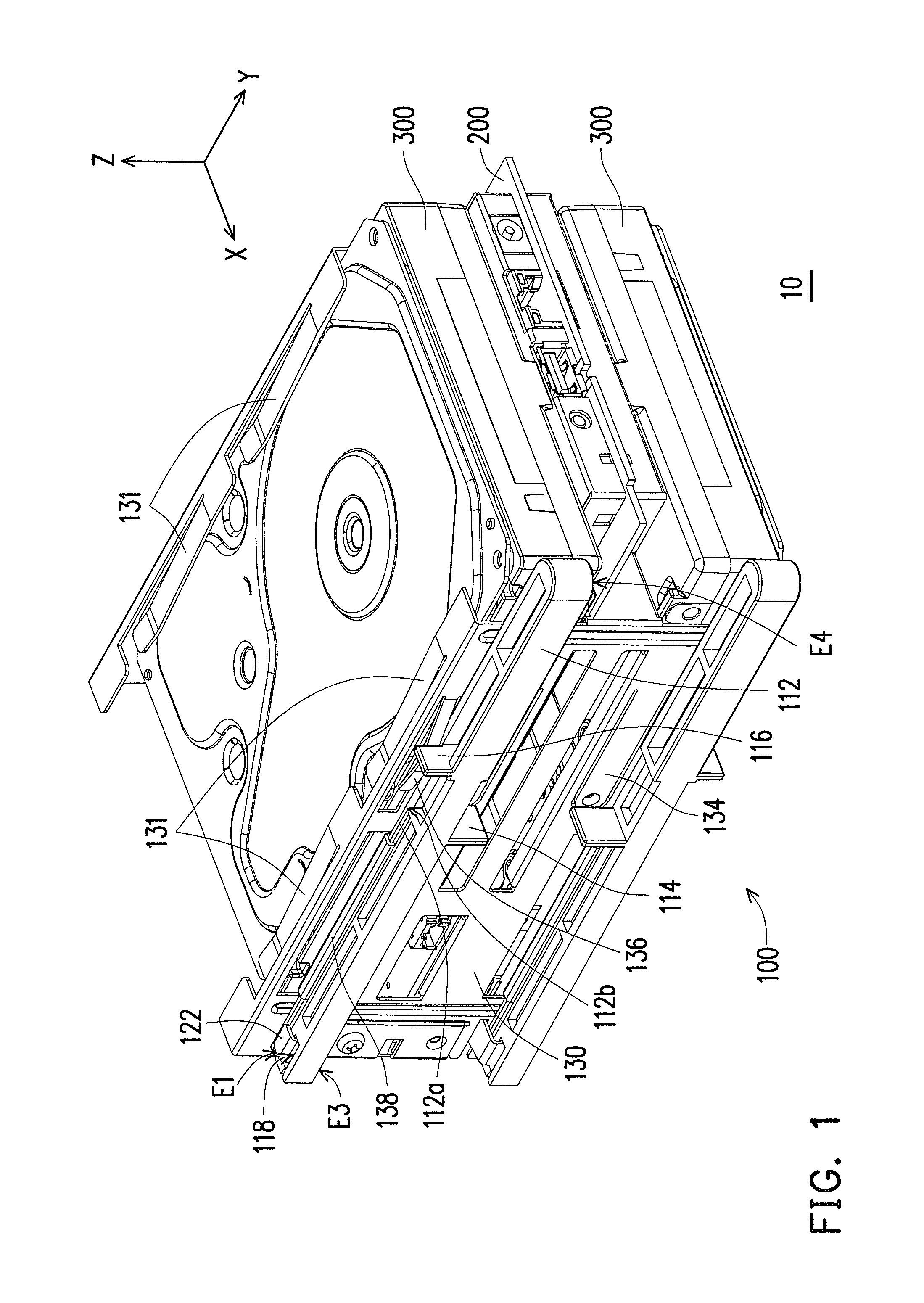 Casing structure and electronic device using the same