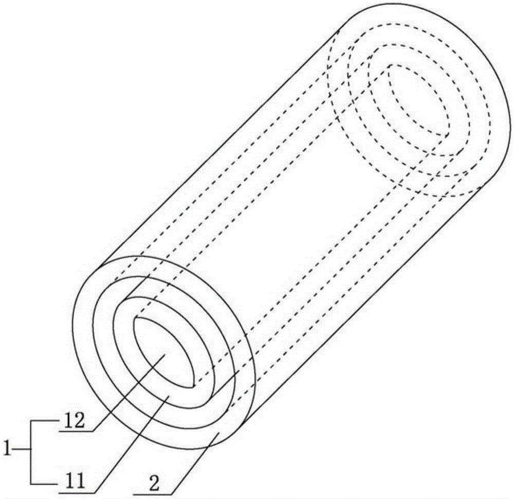 Device and method for coating inner wall of pipe