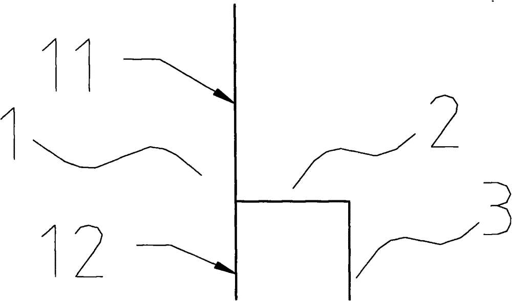 Anti-staining member mounted on external corner of housing wall and construction method of anti-staining member