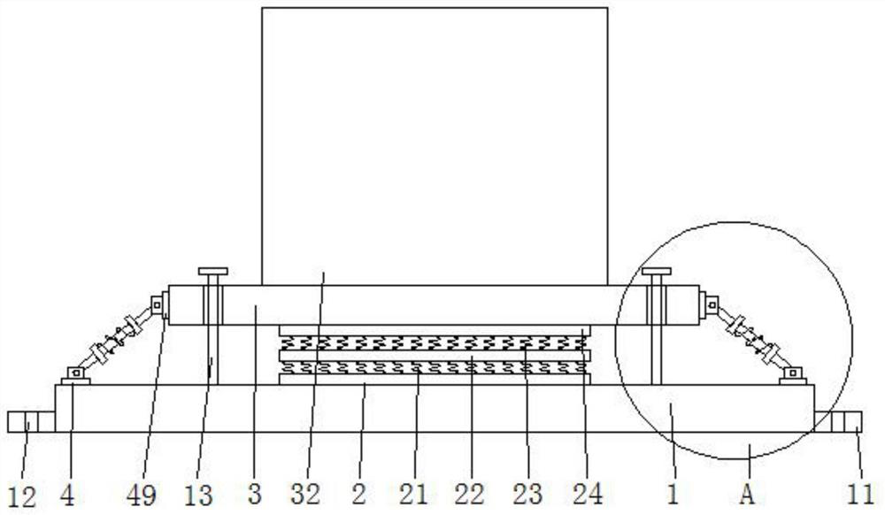 High-stability power equipment mounting seat