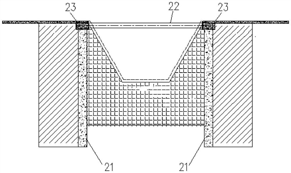 Deep pit supporting structure in foundation pit and construction method thereof