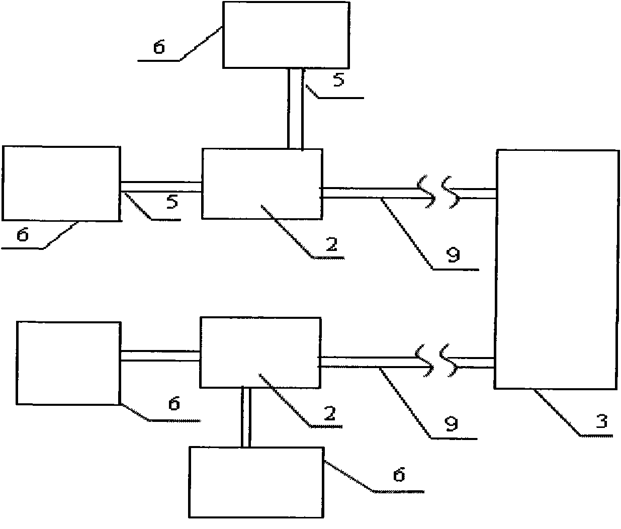 Online detection device of surge protector