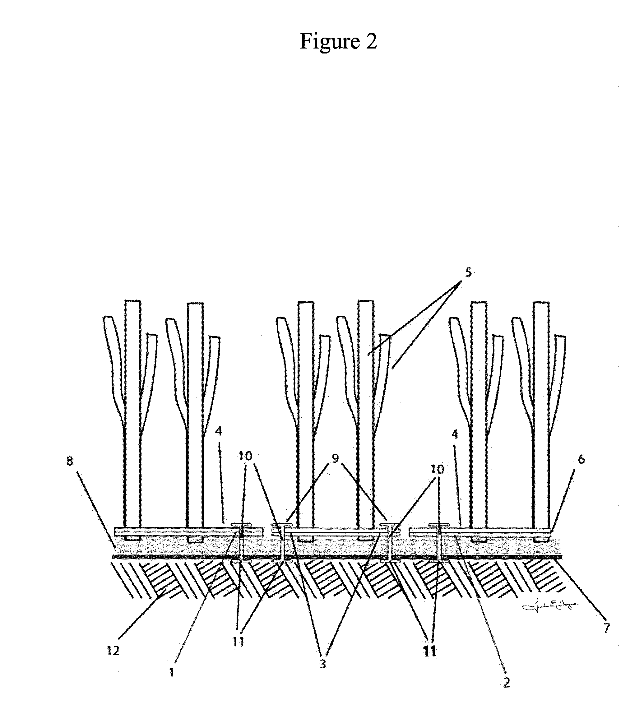Method for reinforcing and reinforced synthetic inlays and seams