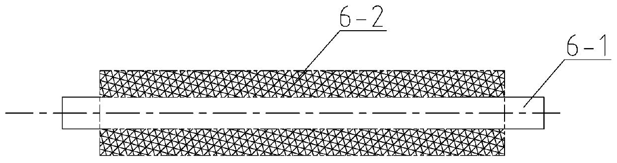 Surface derusting device of packaging steel band