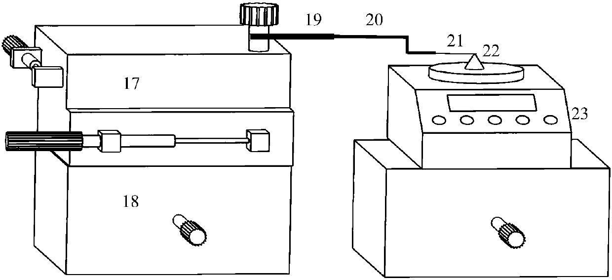 Device and method for measuring microscopic adhesion among hydrate particles in gas phase system