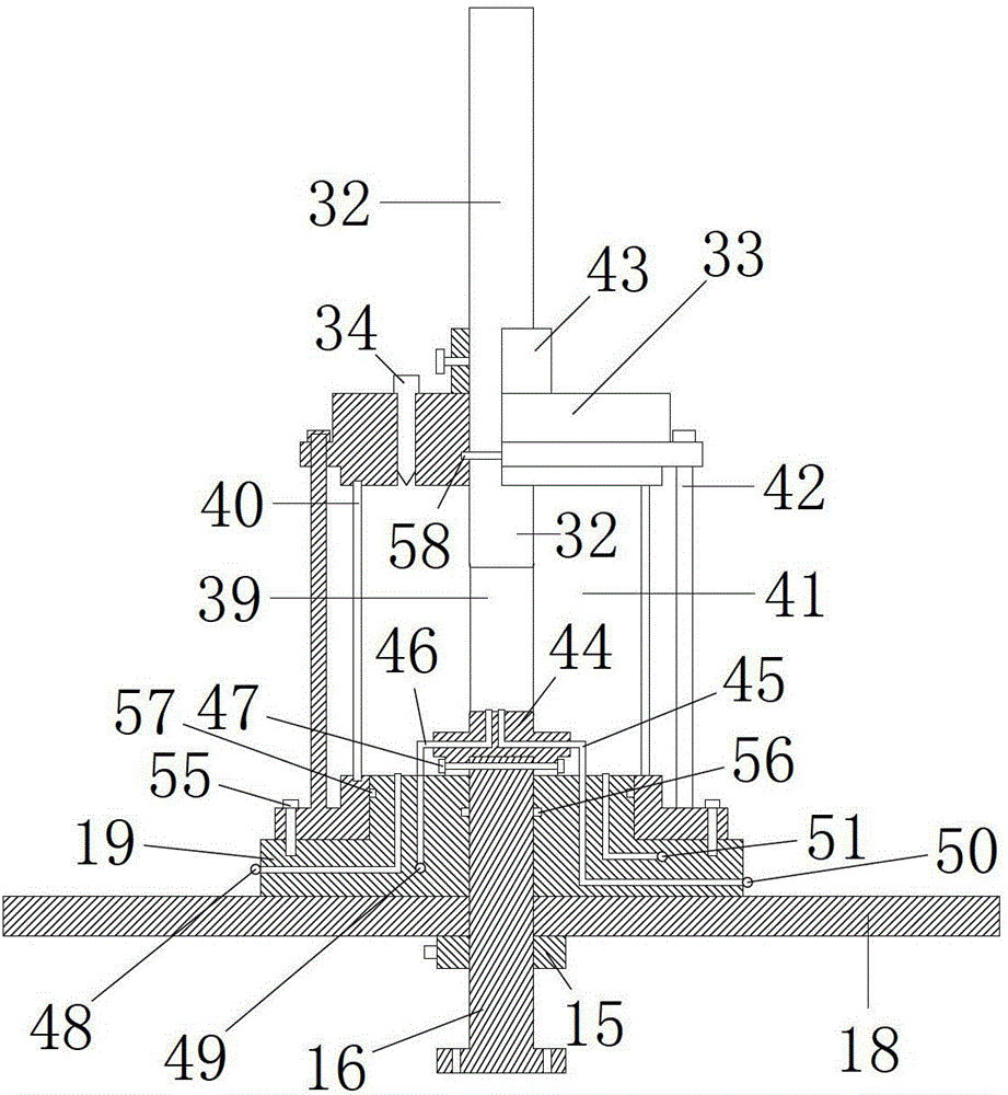 Tension-compression-torsion-shearing coupling-based stress path triaxial apparatus