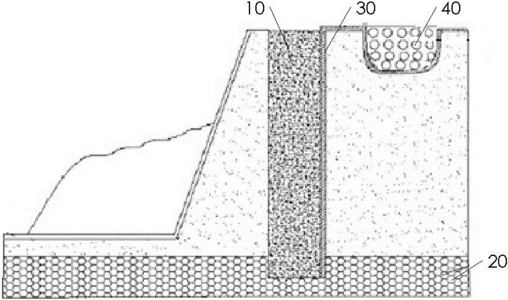 Vertical anti-seepage barrier and construction method thereof