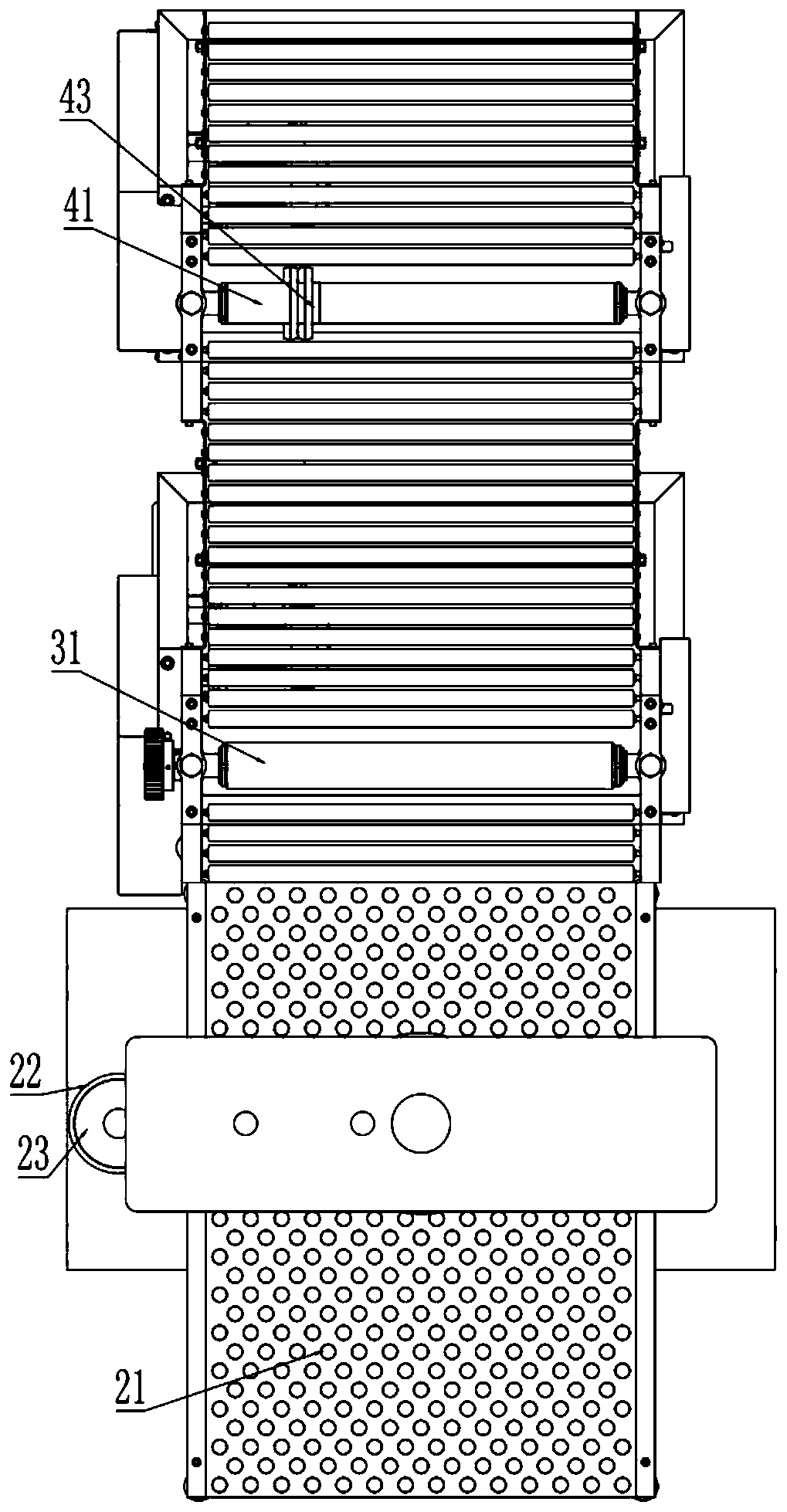 Steel plate cutting device