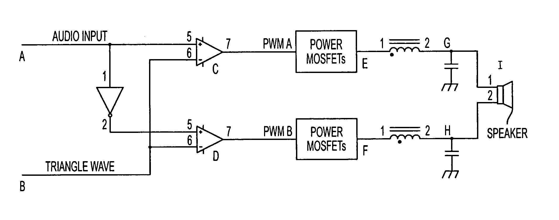 Power supply rejection for pulse width modulated amplifiers and automatic gain control
