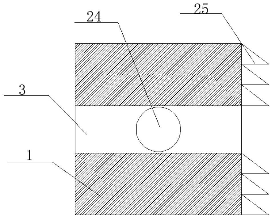 Auxiliary support coordination device for building pile foundation detection