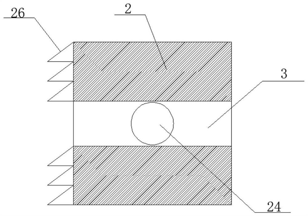 Auxiliary support coordination device for building pile foundation detection