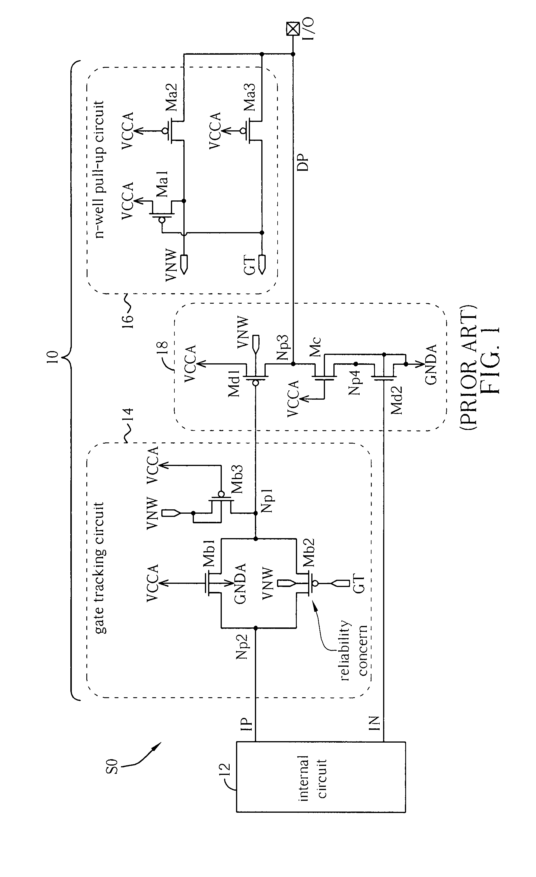 Over-voltage indicator and related circuit and method