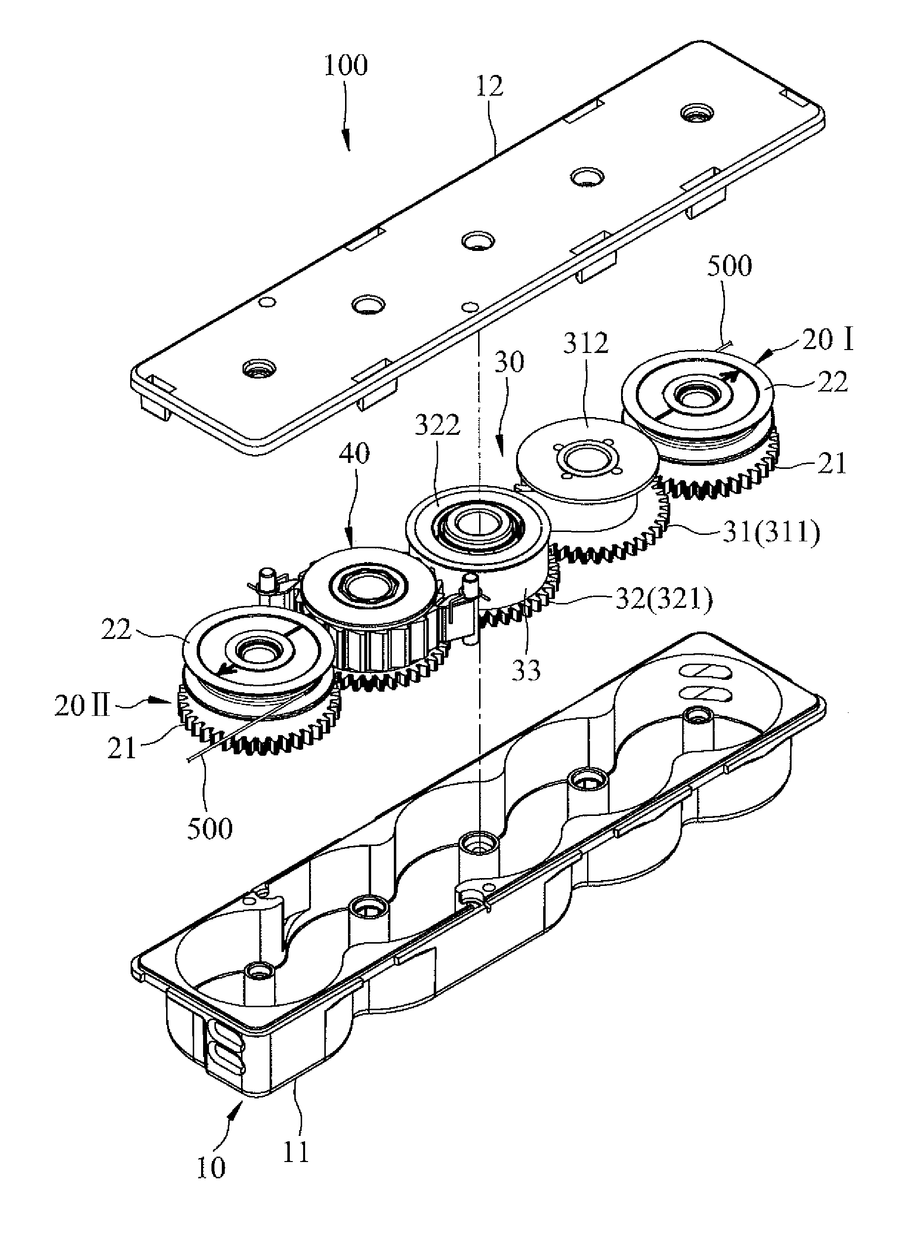 Cord-winding device for a venetian blind
