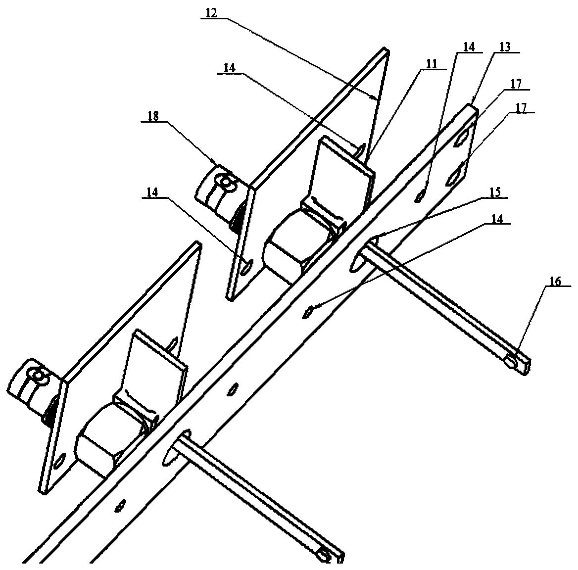 A magnetic probe array device, an electromagnetic thrust velocity measurement device and method