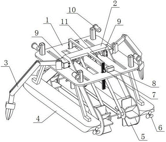 Amphibious multi-environment operation robot