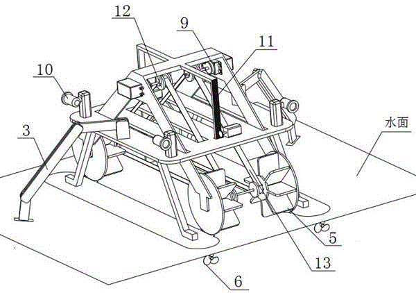 Amphibious multi-environment operation robot