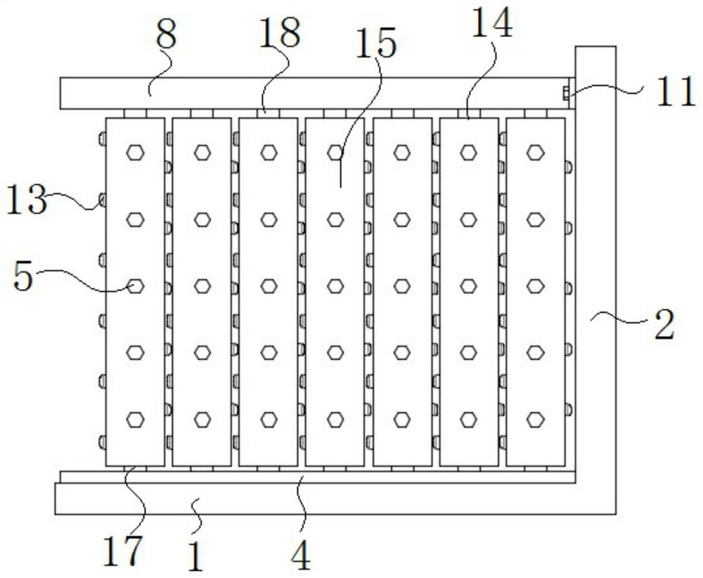 Fabricated steel structure house module connecting structure for building decoration