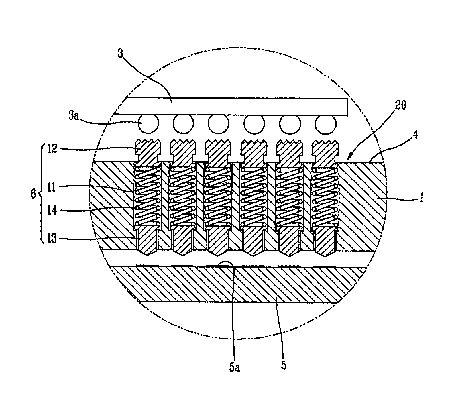 Pogo pin, the fabrication method thereof and test socket using the same