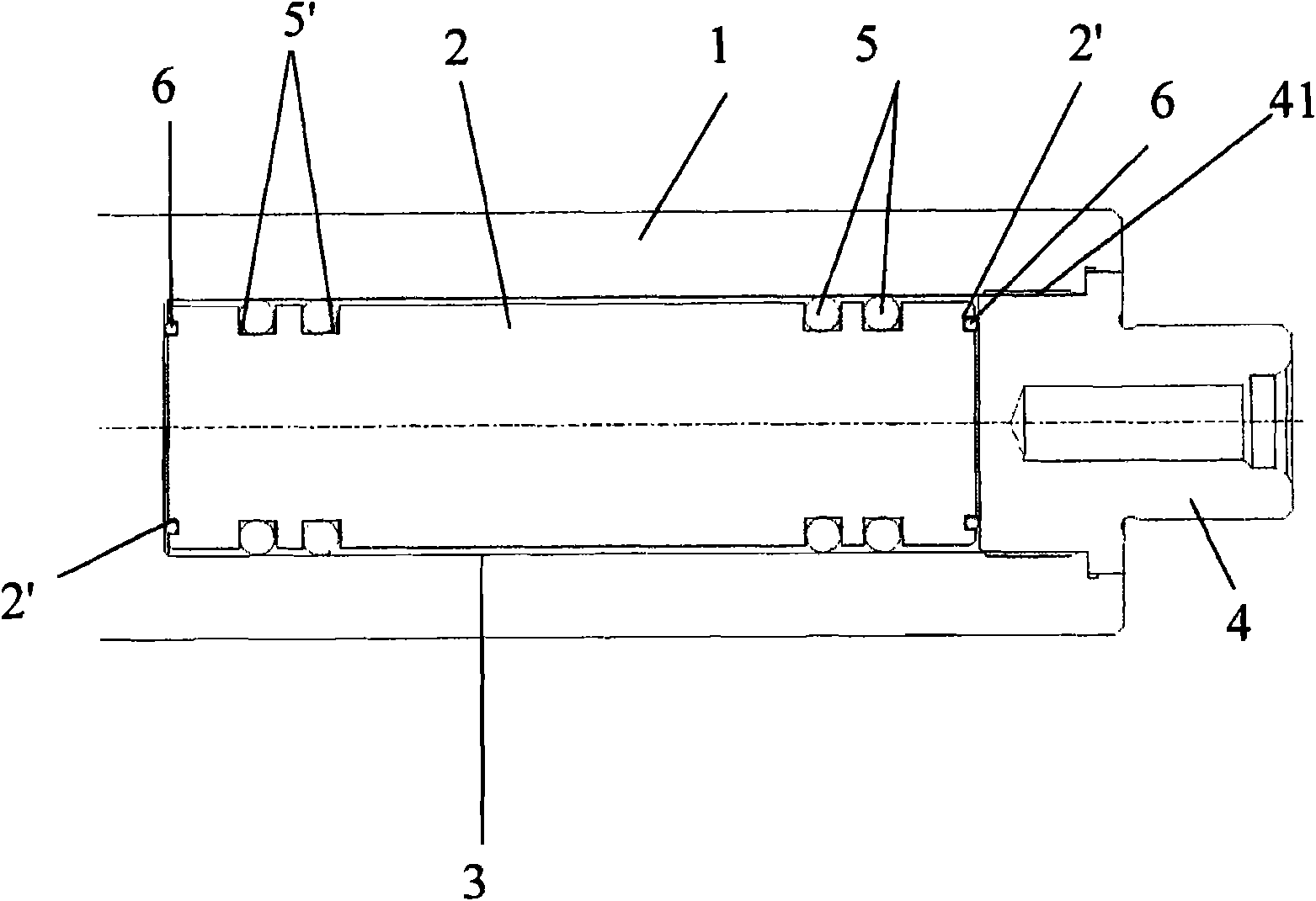 Tool holder equipped with a damping means